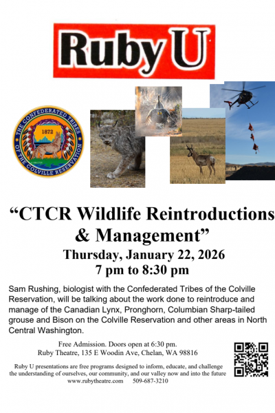 Ruby U: CTCR Wildlife Reintroductions and Management in North-Central Washington